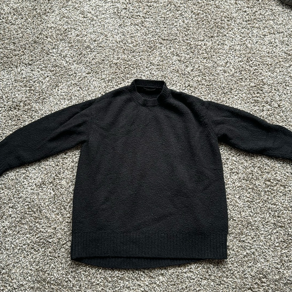 Zara oversized black sweater